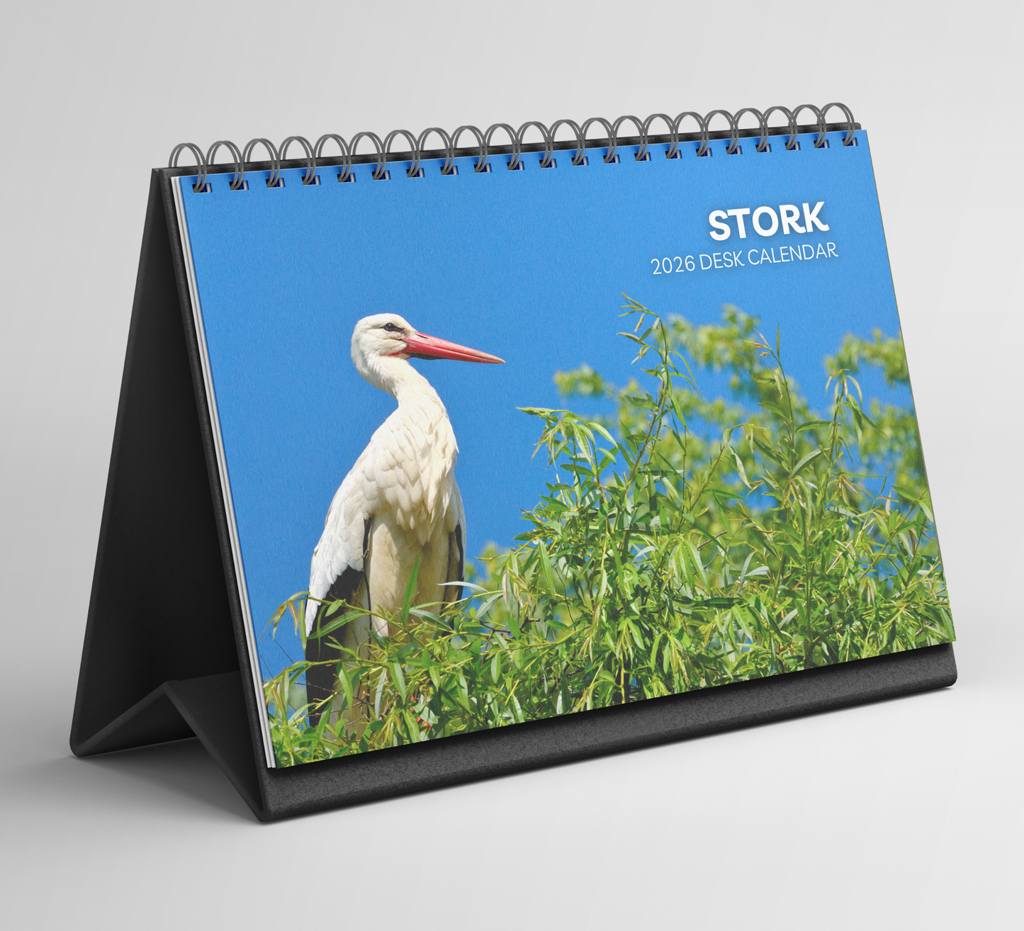 Stork Desk Calendar 2026-2027