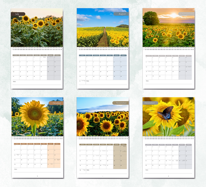 Sunflowers Calendar 2027