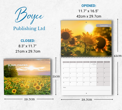Sunflowers Calendar 2027