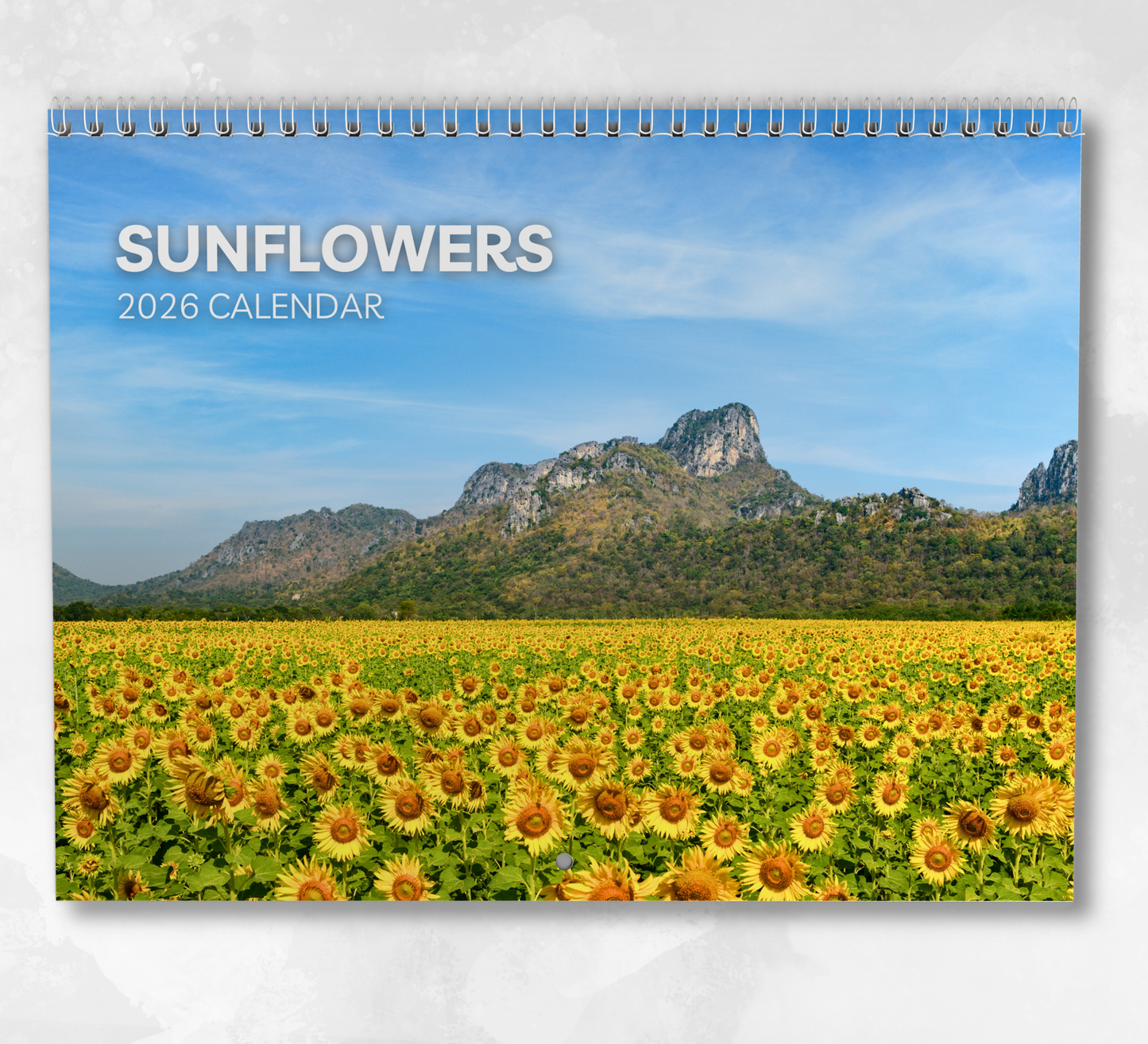Sunflowers Calendar 2026