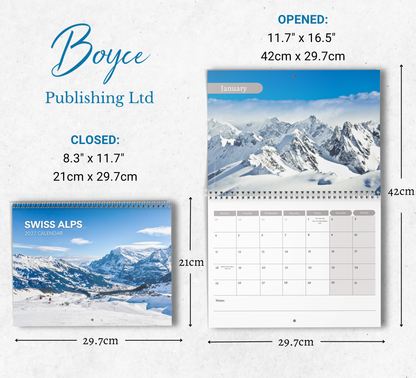 Swiss Alps Calendar 2027