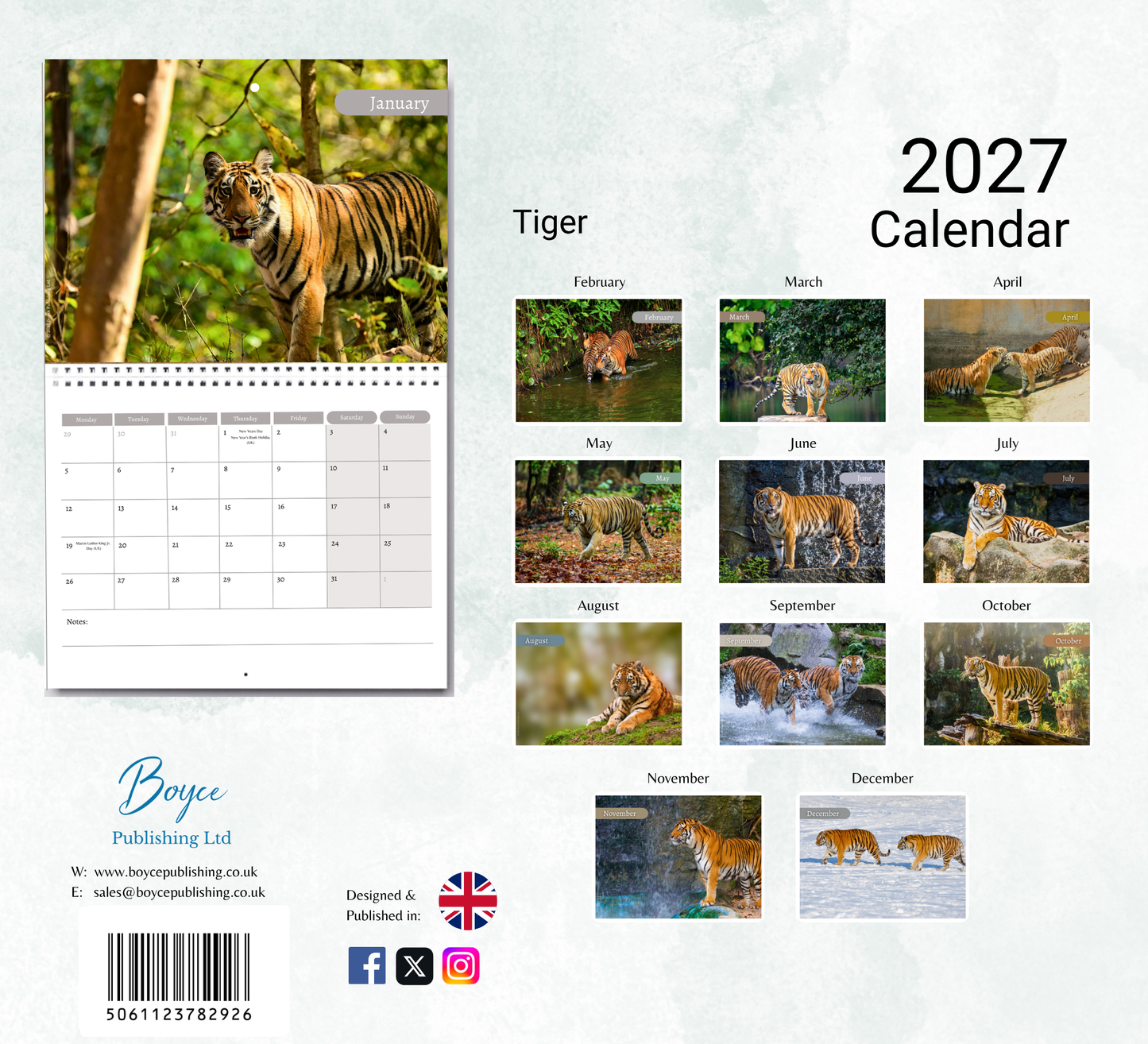 Tiger Calendar 2027