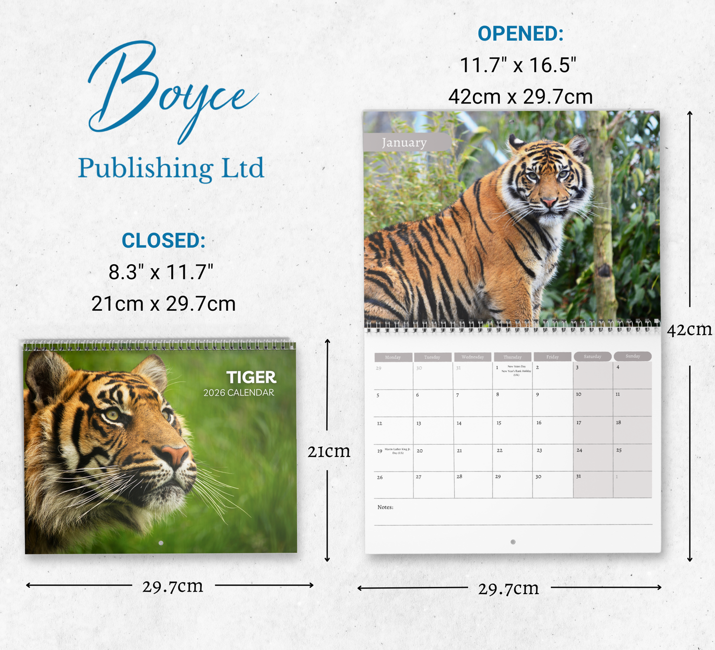Tiger Calendar 2026