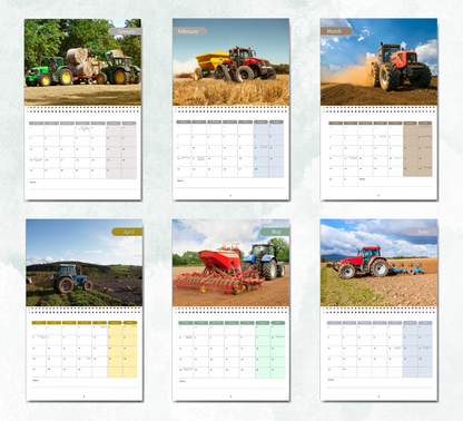 Tractors Calendar 2027