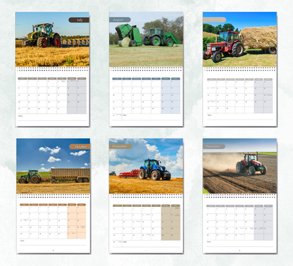 Tractors Calendar 2027