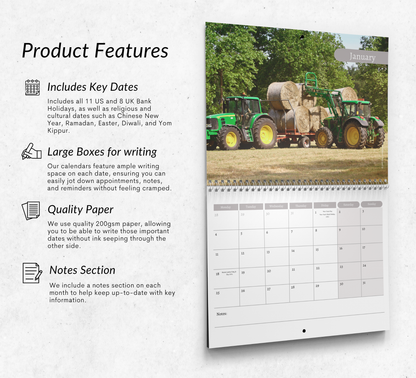 Tractors Calendar 2027