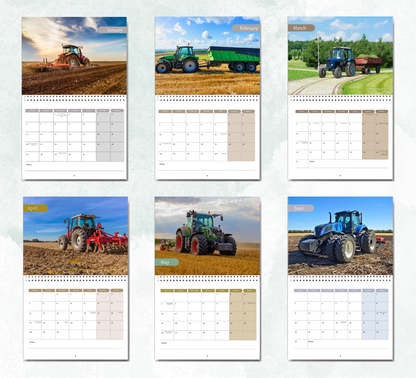 Tractors Calendar 2026