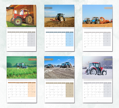 Tractors Calendar 2026