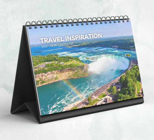 Travel Inspiration Desk Calendar 2027-2028