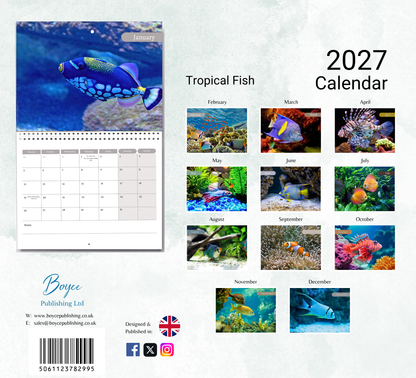 Tropical fish Calendar 2027