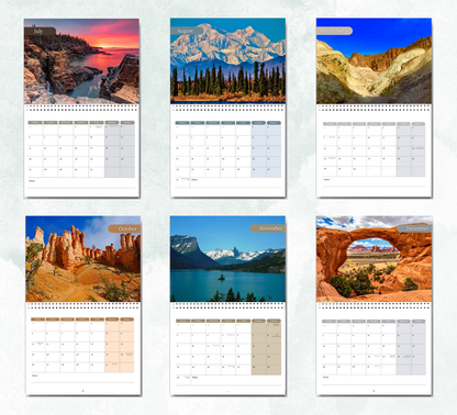 US National Parks Calendar 2027