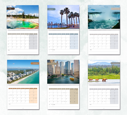 USA Calendar 2026