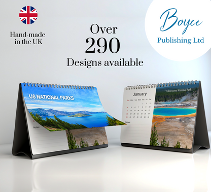US National Parks Desk Calendar 2026-2027