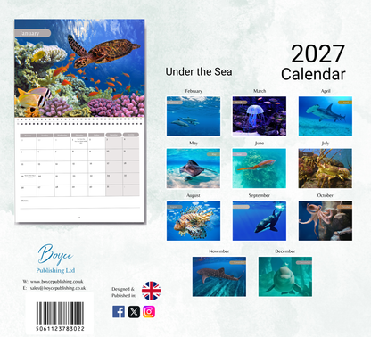Under the Sea Calendar 2027
