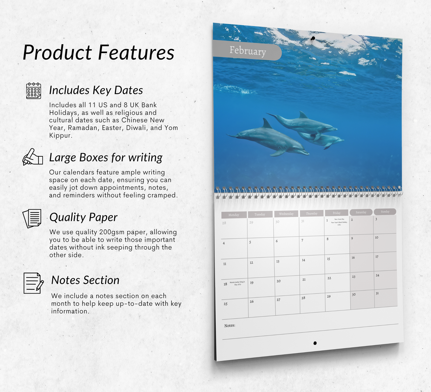 Under the Sea Calendar 2027