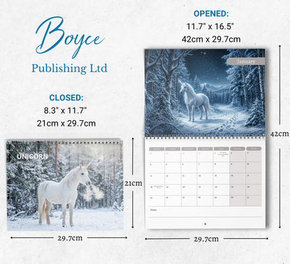 Unicorn Calendar 2027