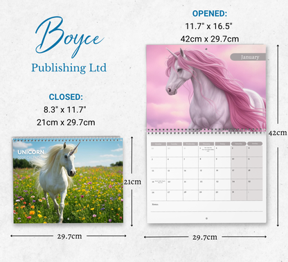 Unicorn Calendar 2026