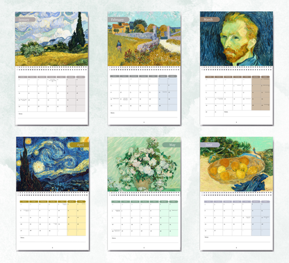 Van Gogh Calendar 2027