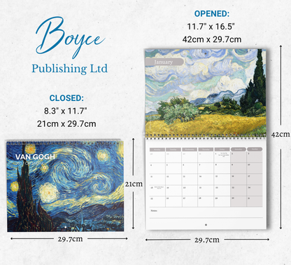 Van Gogh Calendar 2027