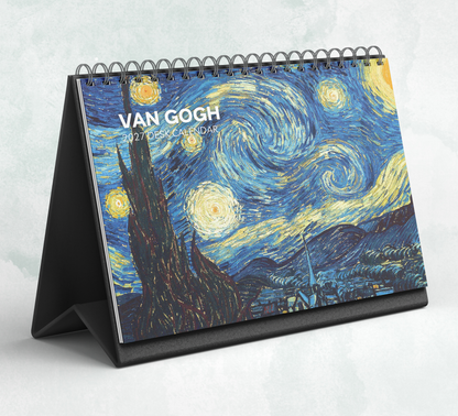 Van Gogh Desk Calendar 2027-2028