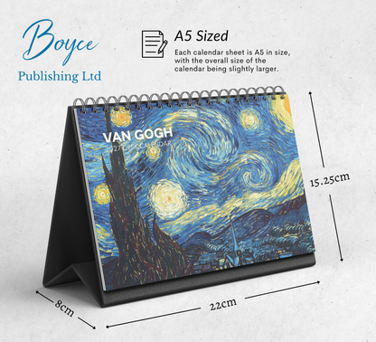 Van Gogh Desk Calendar 2027-2028