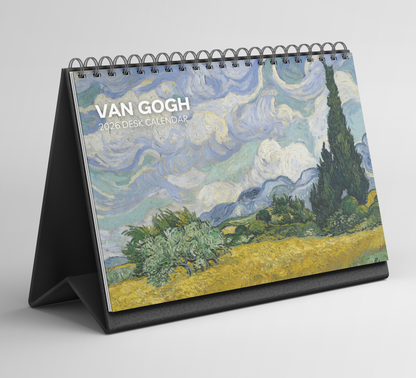 Van Gogh Desk Calendar 2026-2027