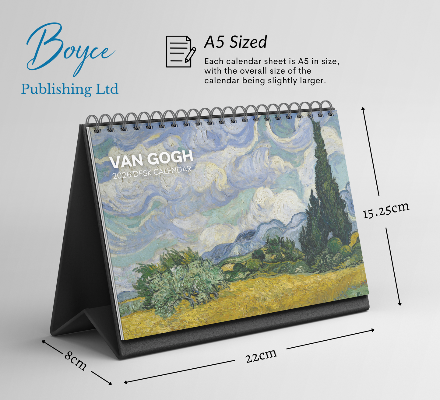 Van Gogh Desk Calendar 2026-2027