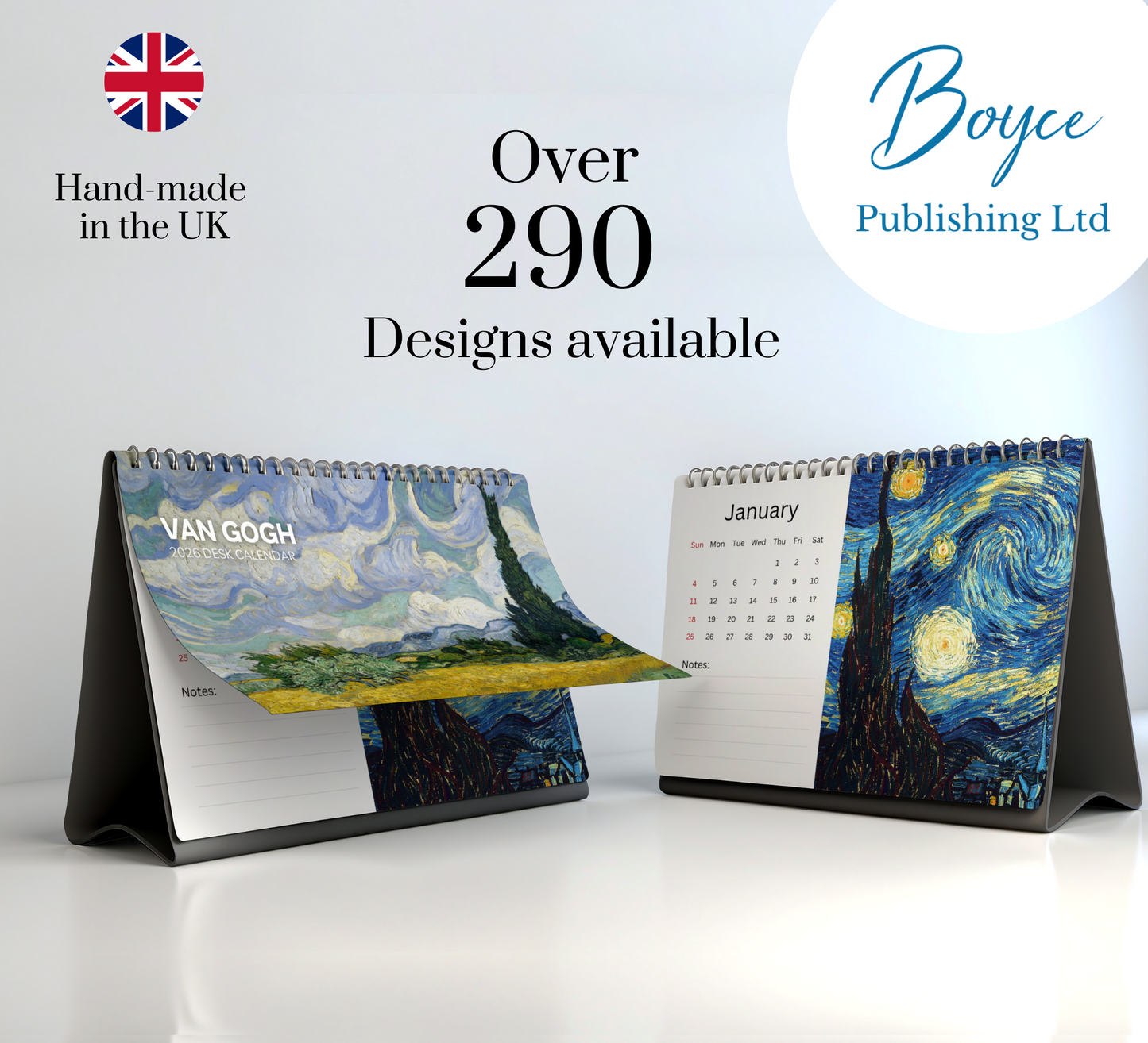 Van Gogh Desk Calendar 2026-2027