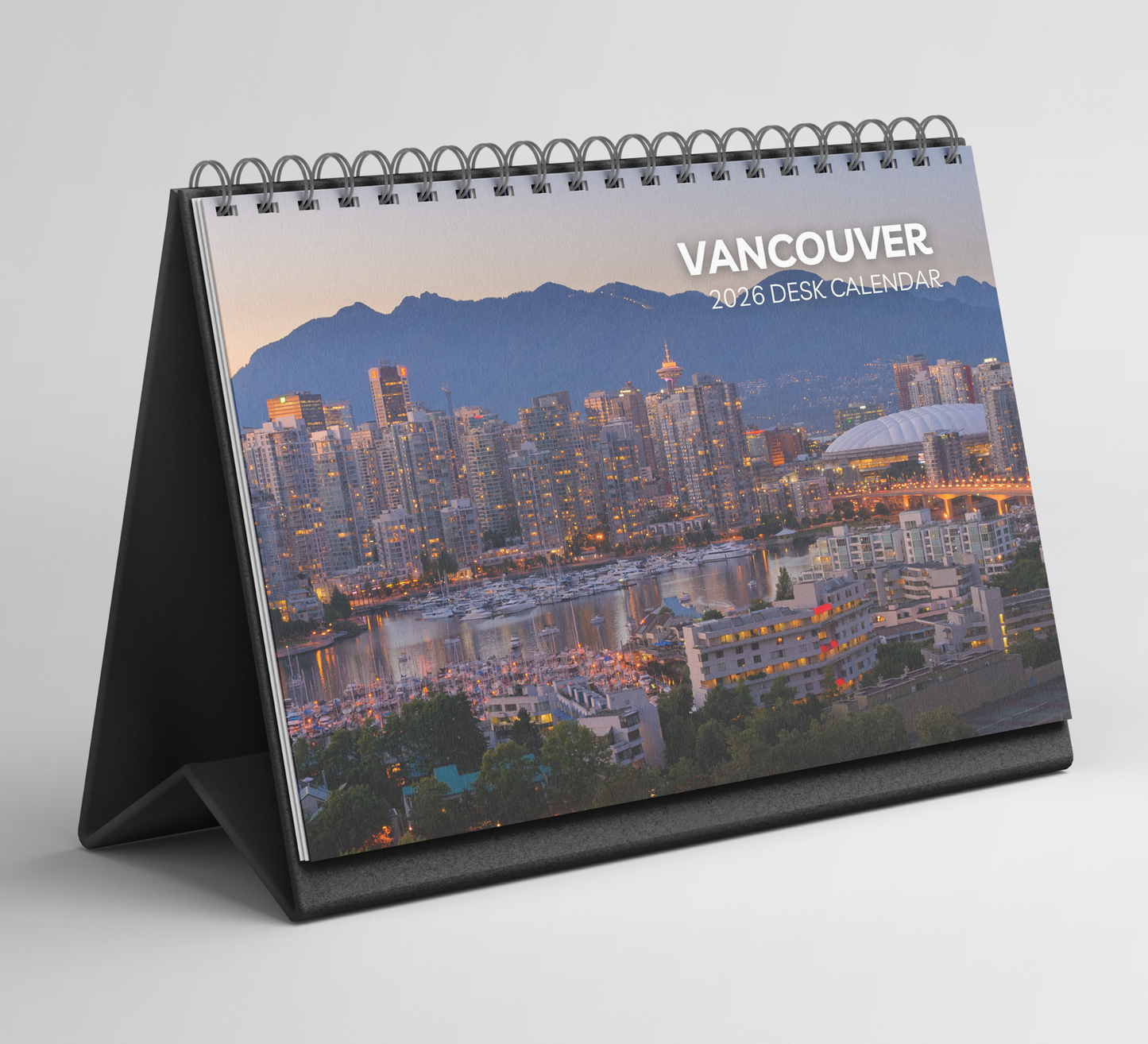Vancouver Desk Calendar 2026-2027