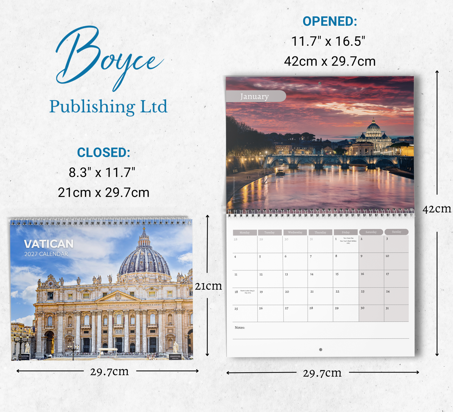 Vatican Calendar 2027