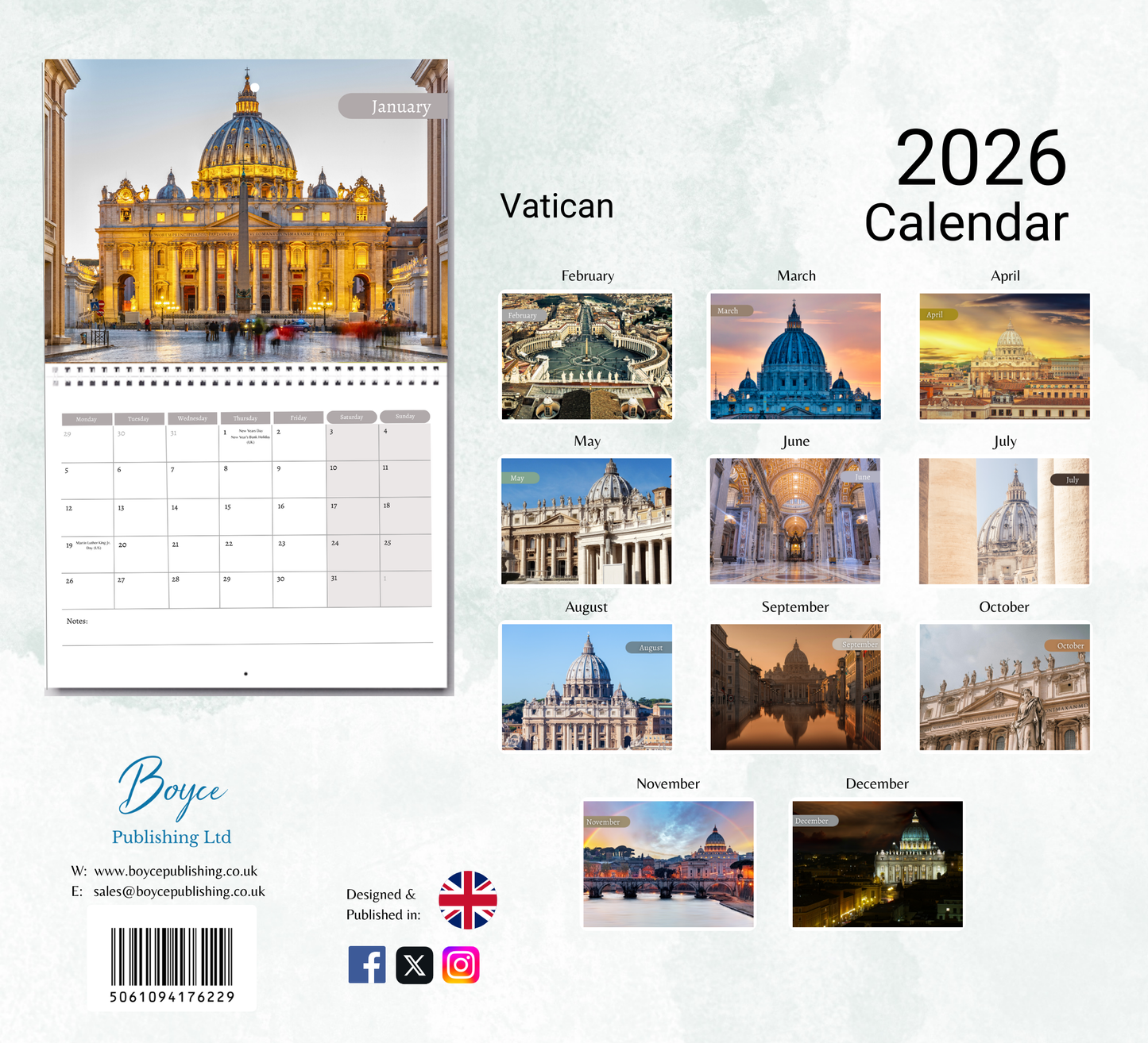 Vatican Calendar 2026