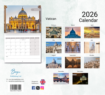 Vatican Calendar 2026