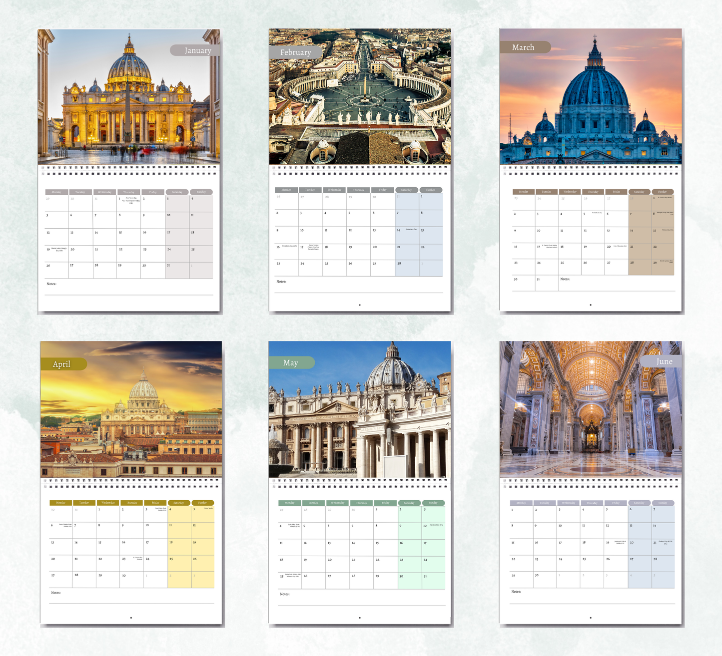 Vatican Calendar 2026
