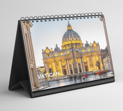 Vatican Desk Calendar 2026-2027