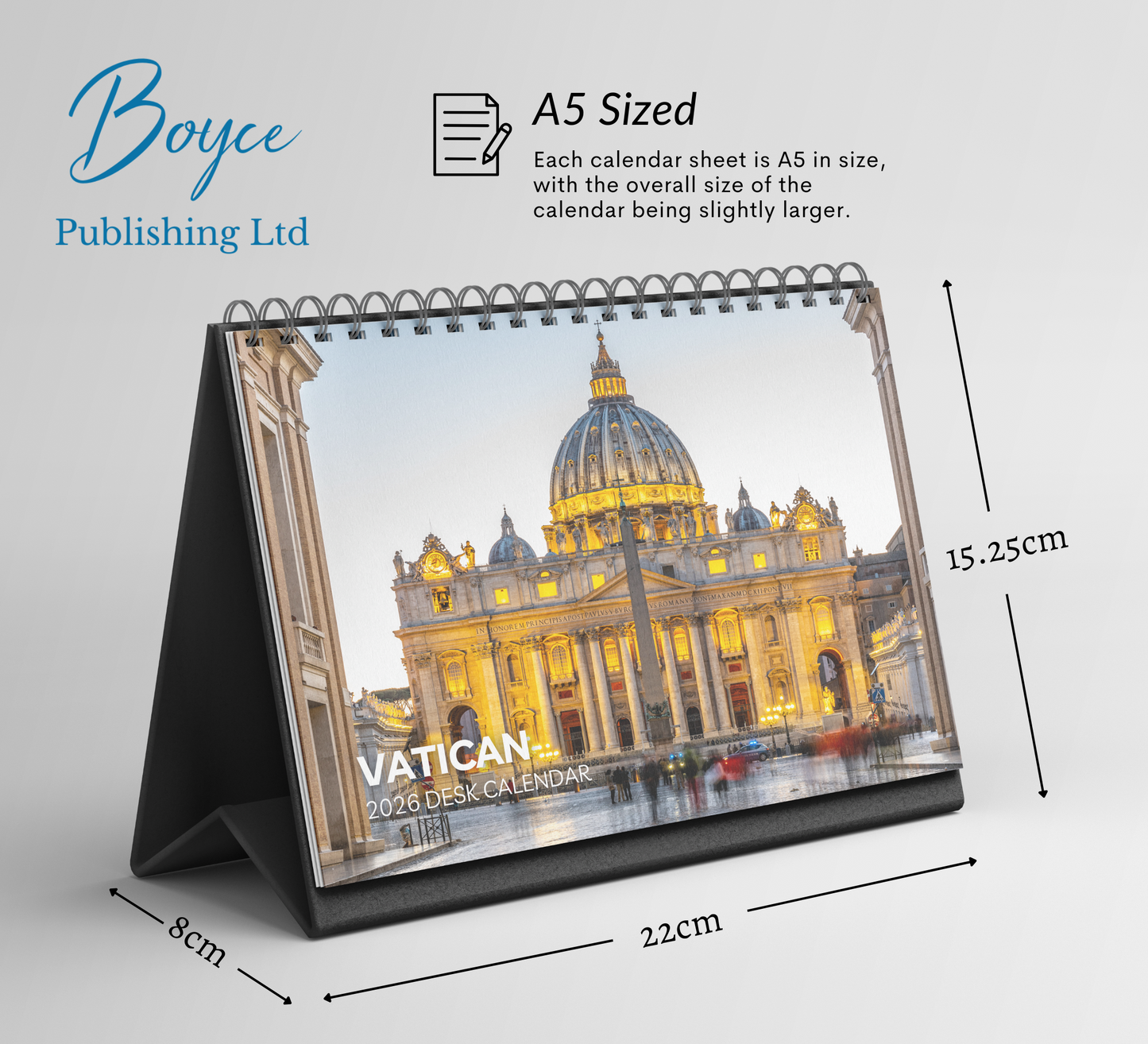 Vatican Desk Calendar 2026-2027