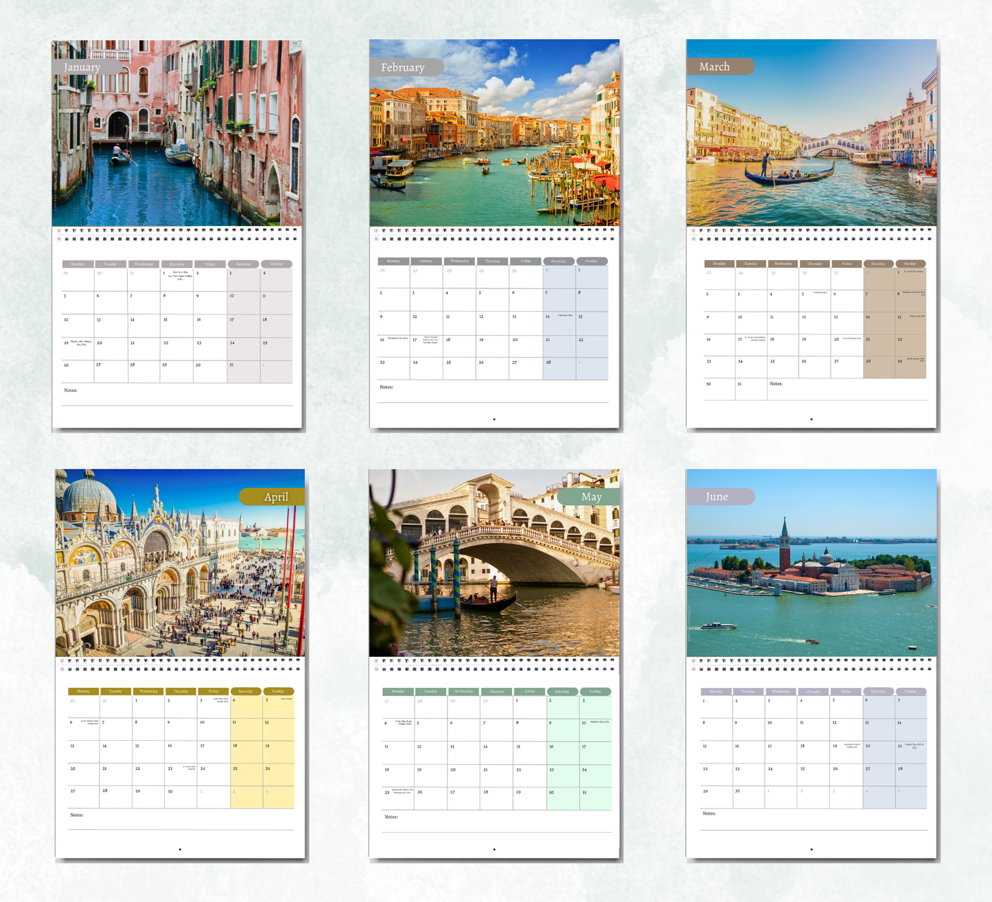Venice Calendar 2027