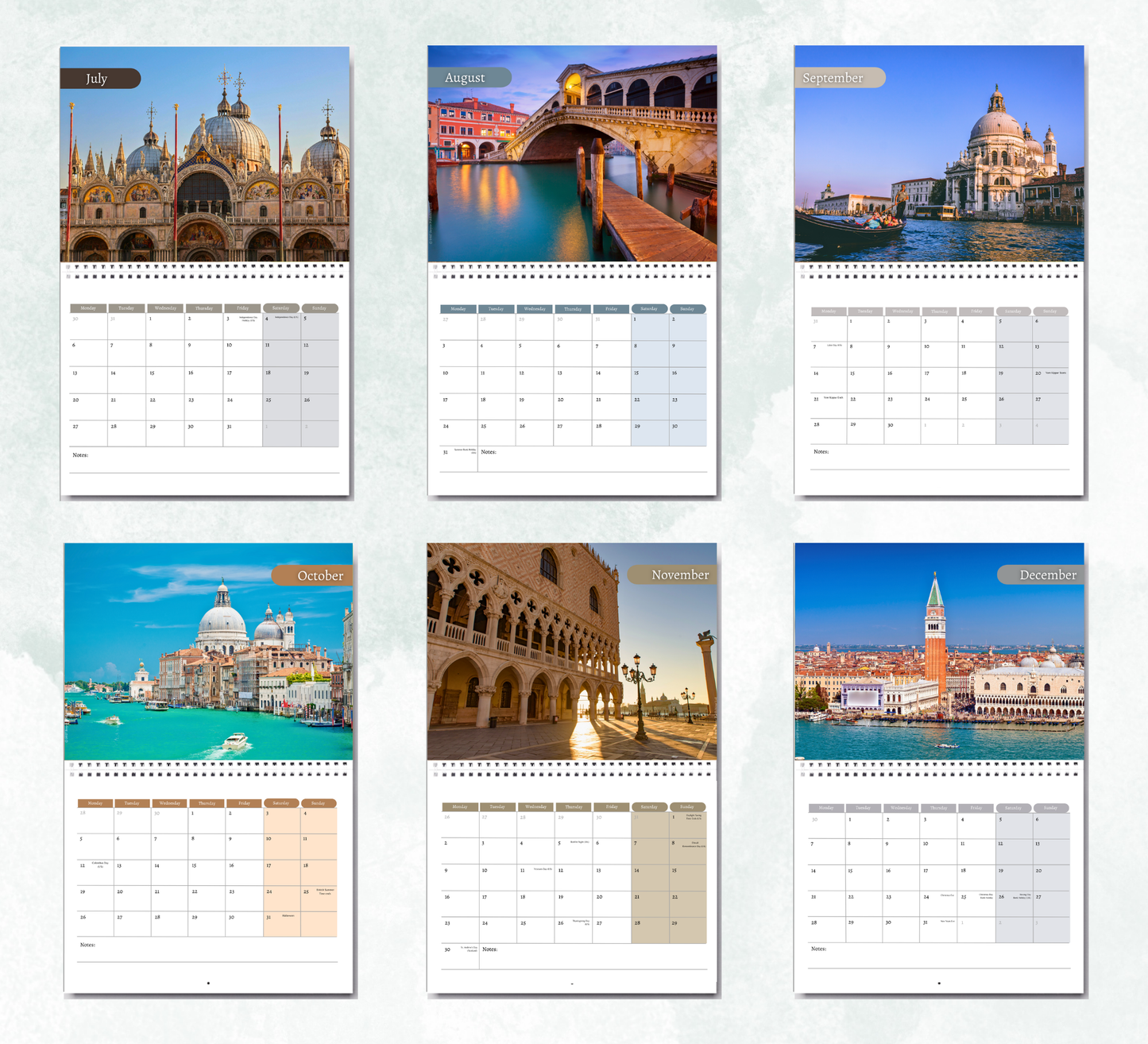 Venice Calendar 2027