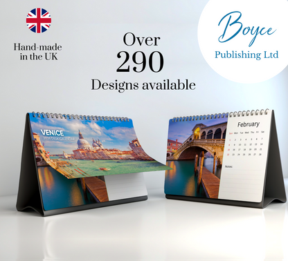Venice Desk Calendar 2026-2027