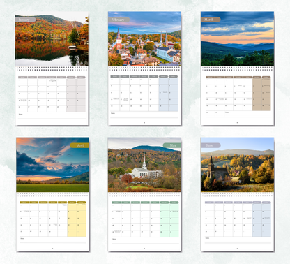 Vermont Calendar 2027