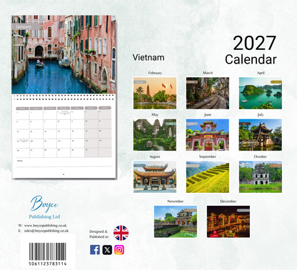 Vietnam Calendar 2027