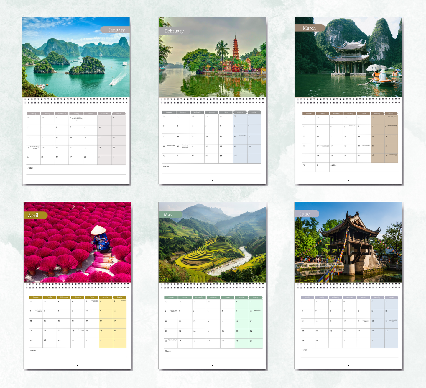 Vietnam Calendar 2026