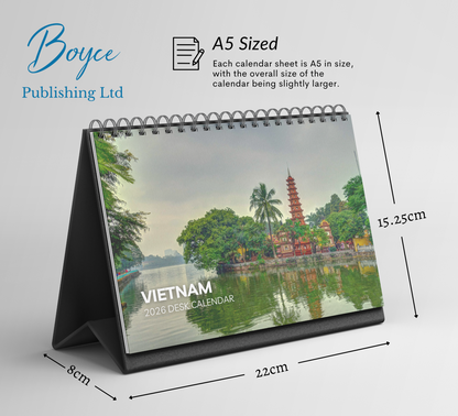 Vietnam Desk Calendar 2026-2027