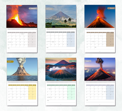 Volcano Calendar 2026