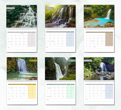 Waterfalls Calendar 2027