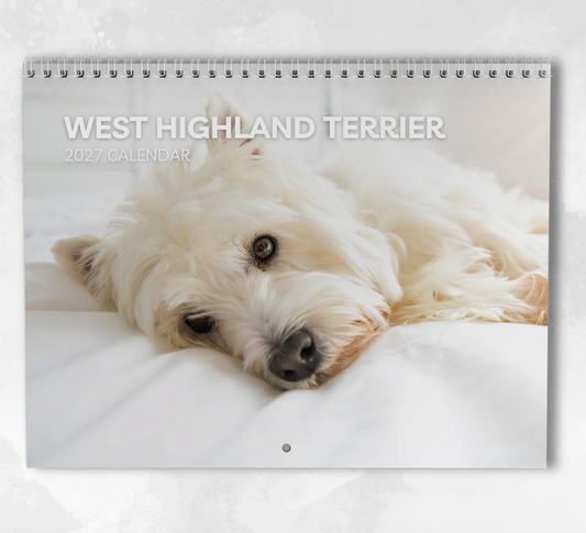 West Highland Terrier Calendar 2027
