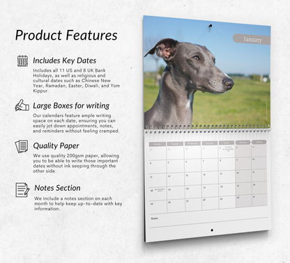 Whippet Calendar 2027
