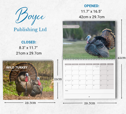 Wild Turkey Calendar 2027