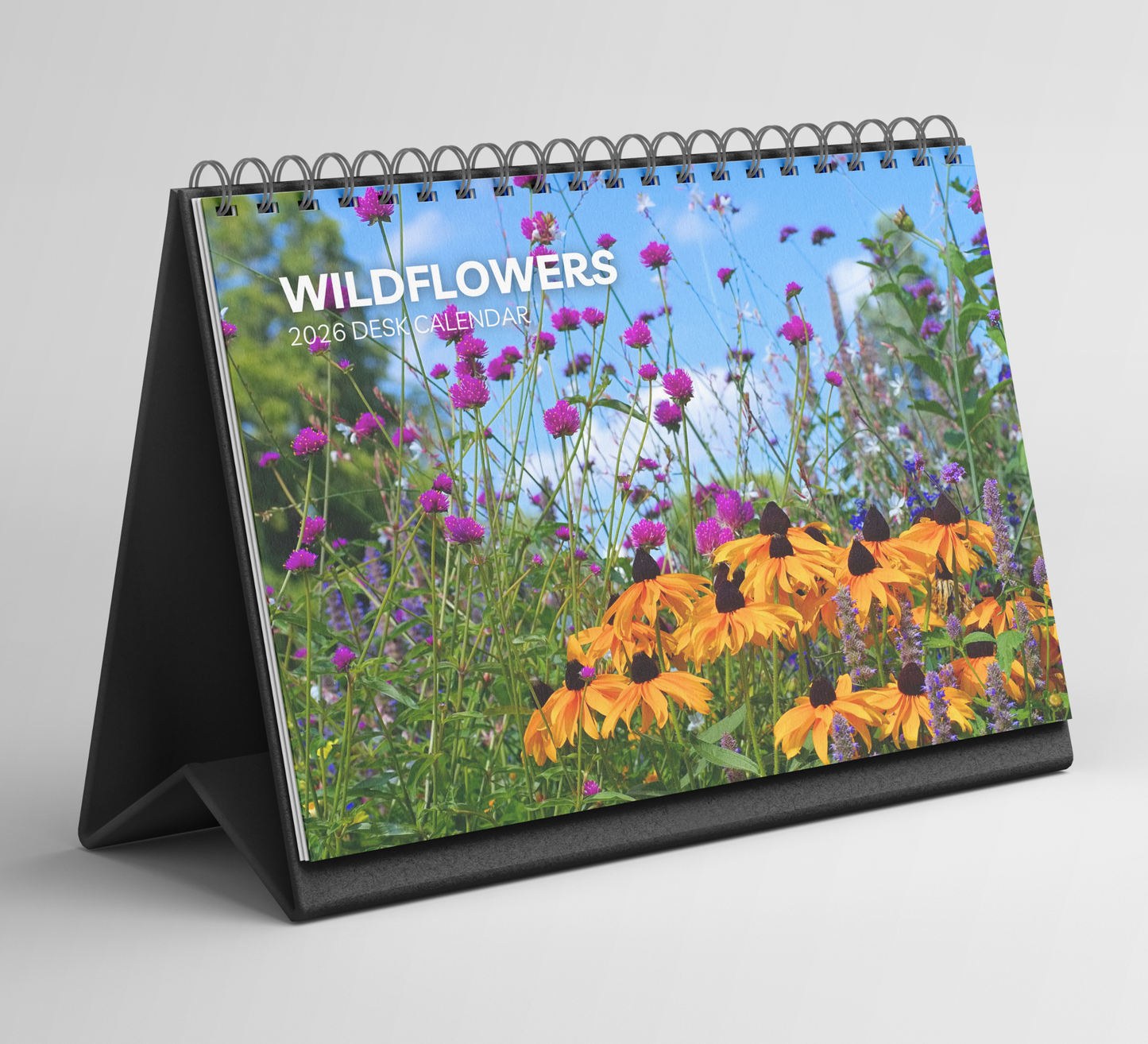 Wildflowers Desk Calendar 2026-2027