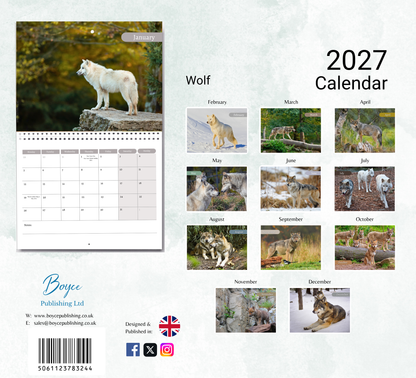 Wolf Calendar 2027