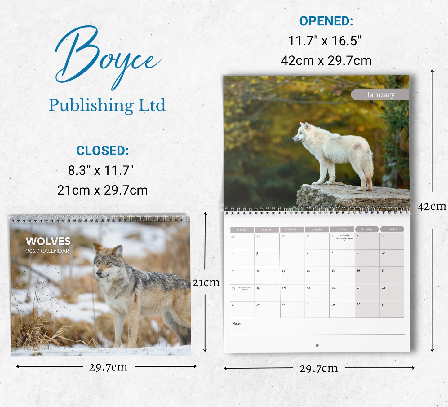 Wolf Calendar 2027